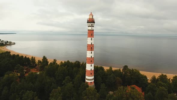 Old Lighthouse on the Coast