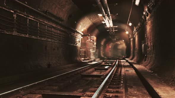 Deep Metro Tunnel Under Construction