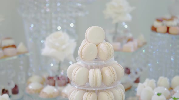 Close Up View of Candy Bar In The Banquet Hall