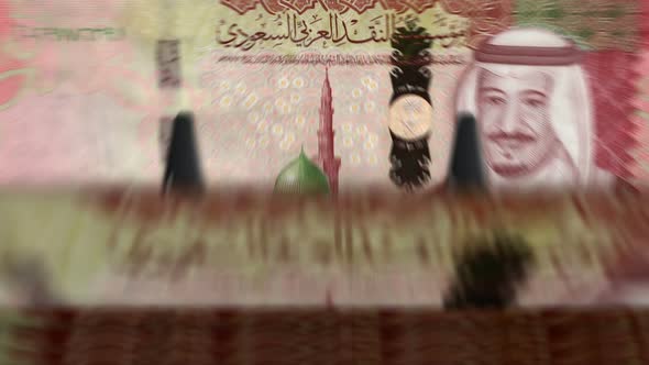 Saudi Arabia Riyal money counting machine down