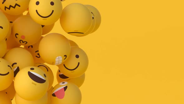 Emoji Balls - Floating #3 (Left)