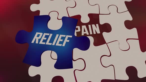 Pain Relief Puzzle Piece Feel Better Medical Help