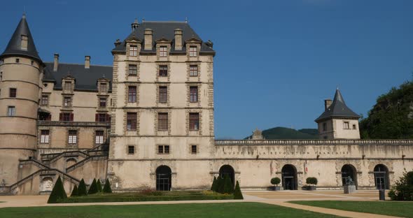 The castle of Vizille, Isere department, France