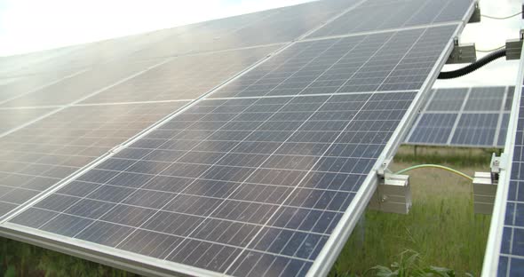 Electric Panels in a Solar Energy Park