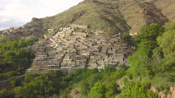 Rural tourism, Sustainable Tourism, Meet the rural architecture. A village in the mountains. The roo