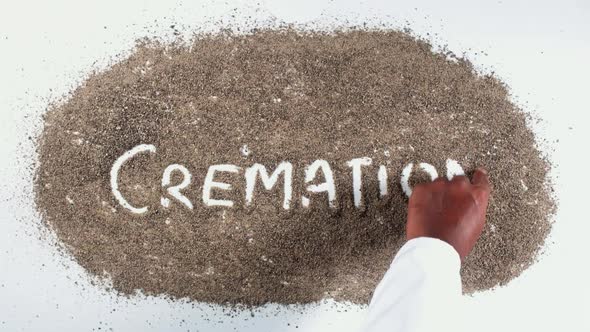 Pepper Hand Writing Cremation