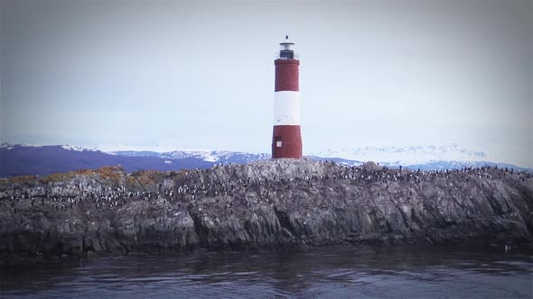 Les Eclaireurs Lighthouse in Tierra del Fuego.