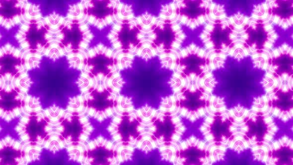 Powerful Blinking Neon Light Kaleidoscope 4K 12