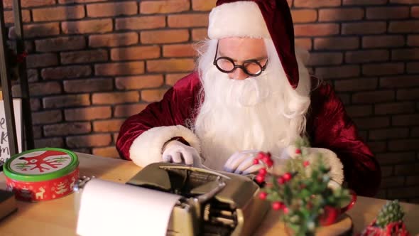 Santa Claus Responds to the Letters of the Children in His Residence