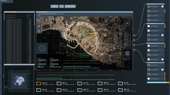 Military drone sending intelligence about a target position to special forces alt
