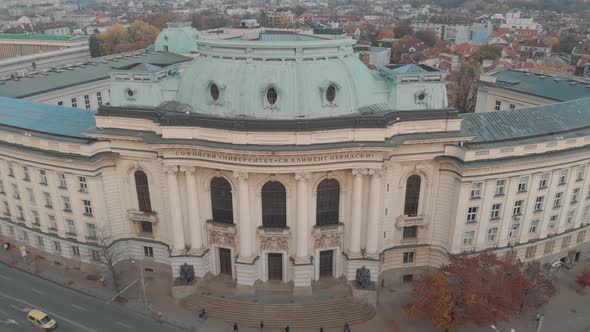 The Sofia University, Bulgaria - Aerial Drone 4K