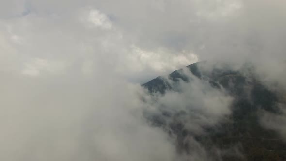 Clouds and Montain