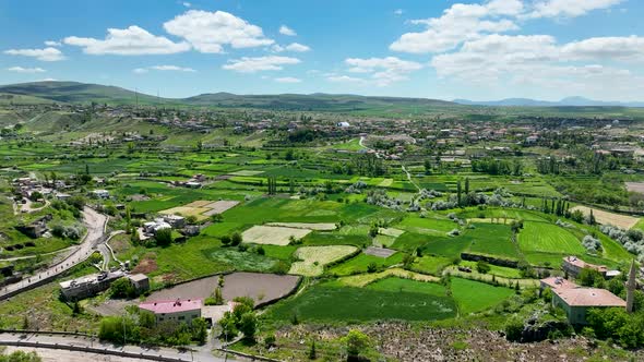 Cappadocia aerial view 4 K Awesome Background