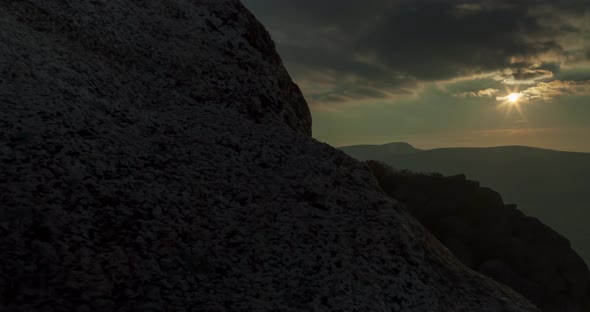 Old Rag Summit Sunset - Shenandoah National Park - Virginia - Time Lapse