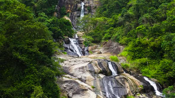 Aerial View of Rawana Falls