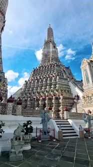 Wat Arun The Temple of Dawn Landmark of Bangkok Thailand