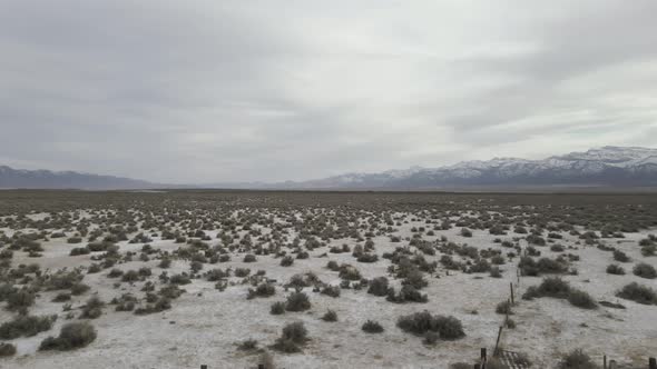 Natural Volcanic Thermal Hot Springs on Desert