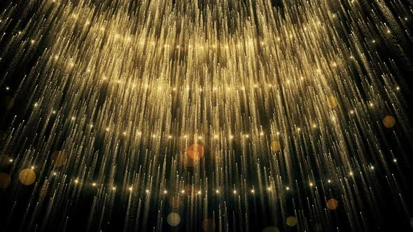 Gold Glitter Lights 07 4K alt