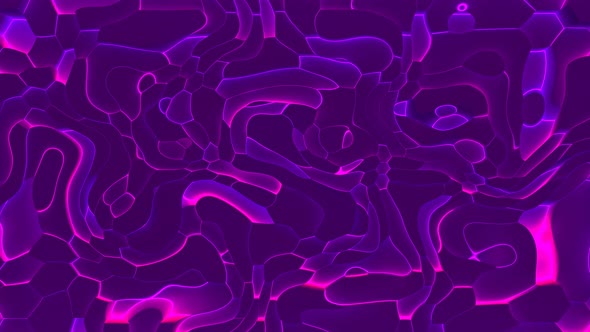 Purple Neon Liquid Animated Background