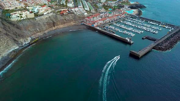 View From the Height of the Town Near Los Gigantes on the Atlantic Coast