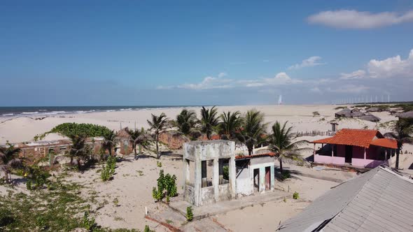 Lencois Maranhenses Brazil. Tropical scenery for vacation travel.