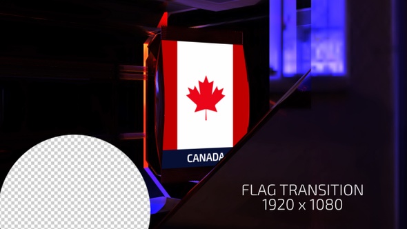 Canada Flag Transition