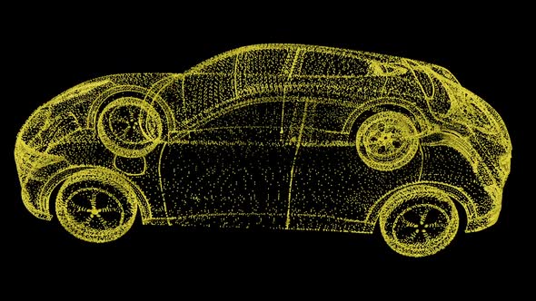 Car from Rotating Cubes