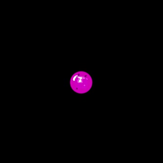 cartoon pink bubble explosion