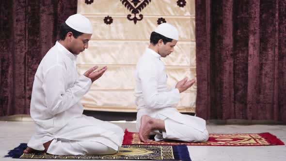 Praciticing Namaz