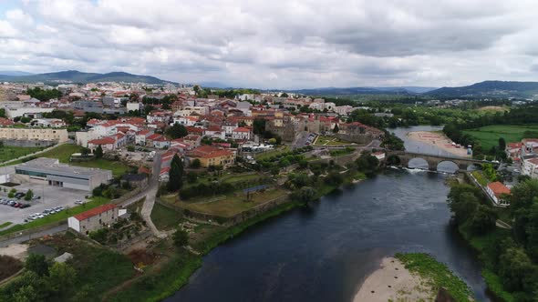 City River of Barcelos, Portugal