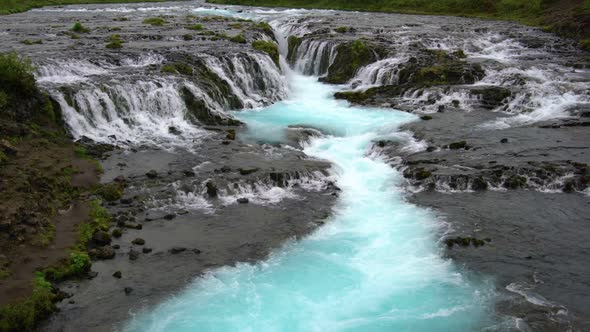 Bruarfoss Waterfall in Brekkuskogur Iceland