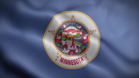 Minnesota State Flag Front HD
