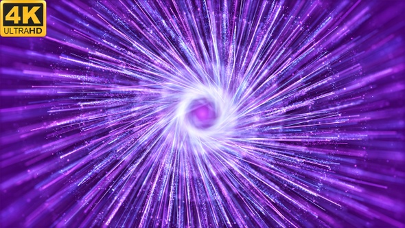 Purple Dream Spiral Particle Stripes