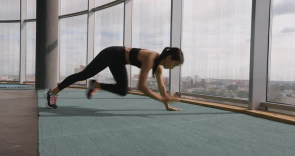 Asian Woman Sport Training