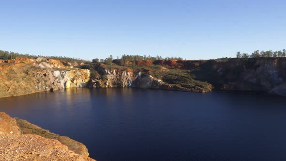 Abandoned mines of Mina de Sao Domingos, in Alentejo Portugal