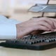 Office worker using computer keyboard - VideoHive Item for Sale
