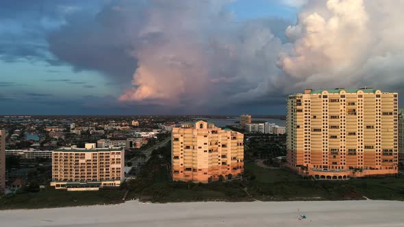 Sunset at South Beach, Marco Island, Florida.