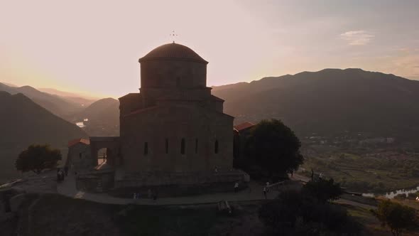 Jvari Monastery Which is Sixthcentury Georgian Orthodox Monastery