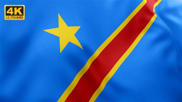 Democratic Republic of the Congo Flag - 4K