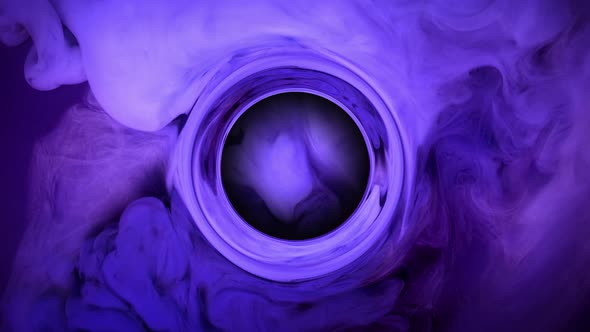 Nebula Purple Circle Color Mix Colorful Abstract Background