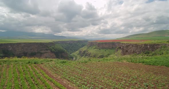 Picturesque View On Canyon