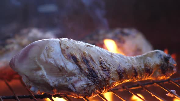 Grilled Turkey Drumsticks