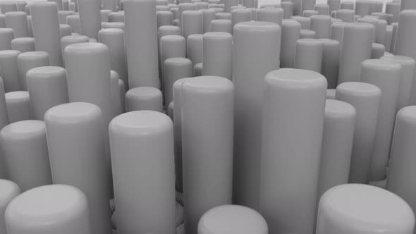 Abstract background from cylinders