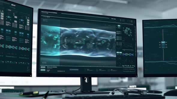 Scanner has found dangerous covid-19 virus cells in the patients bloodstream alt