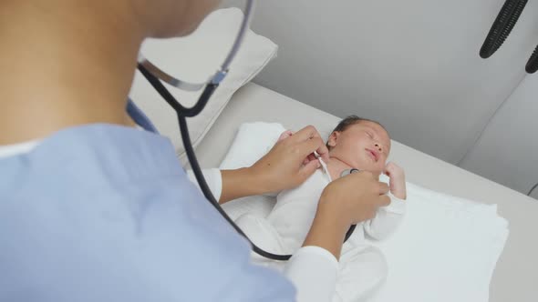 Medical professionals working at a hospital