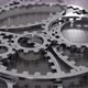 Rotating Gear Wheels with Metalic Material - VideoHive Item for Sale
