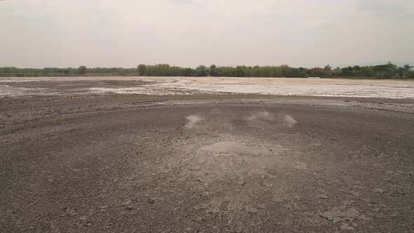 Mud Volcano Bledug Kuwu Indonesia