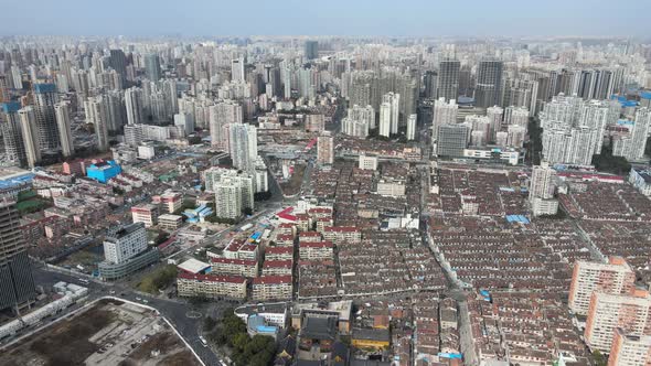 Aerial Shanghai City