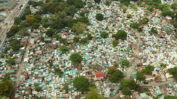 Manila North Cemetery Aerial View