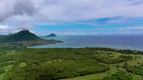 Village and coast, Flic-en-Flac, Black River, Mauritius